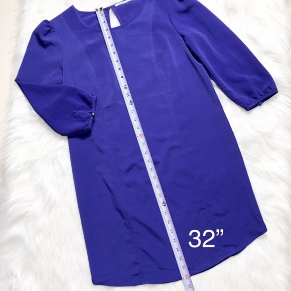 Urban Outfitters Royal Purple 3/4 Sleeve Pullover Peasant Shift Dress - Picture 10 of 10